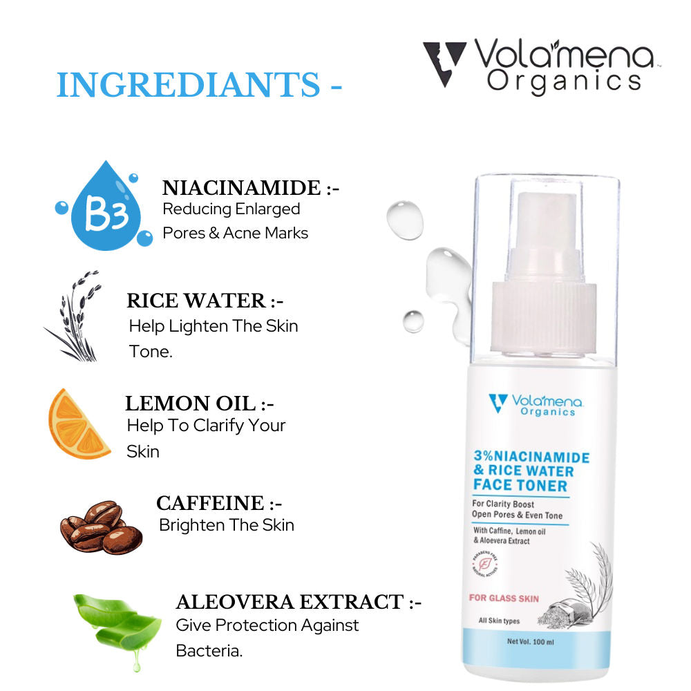 Niacinamide & Rice Water Face Toner