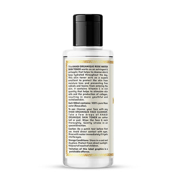 Rose Water Gulab Jal Face Toner for Skin Hydrates, Moisturize & Pore Tightens
