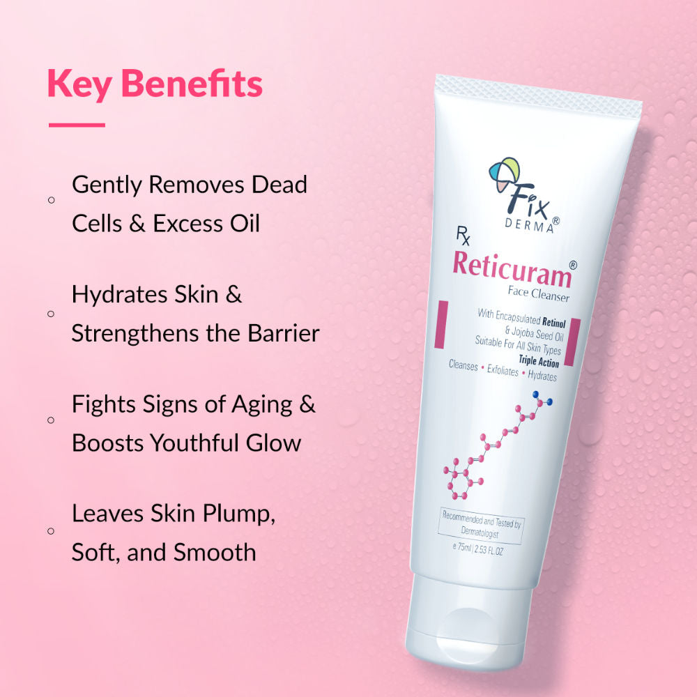0.5% Retinol Reticuram Face Cleanser For All Skin Types