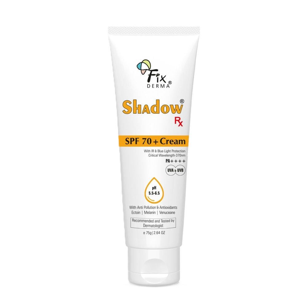 Shadow Rx Sunscreen SPF 70+ Cream For Dry Skin Acne Prone