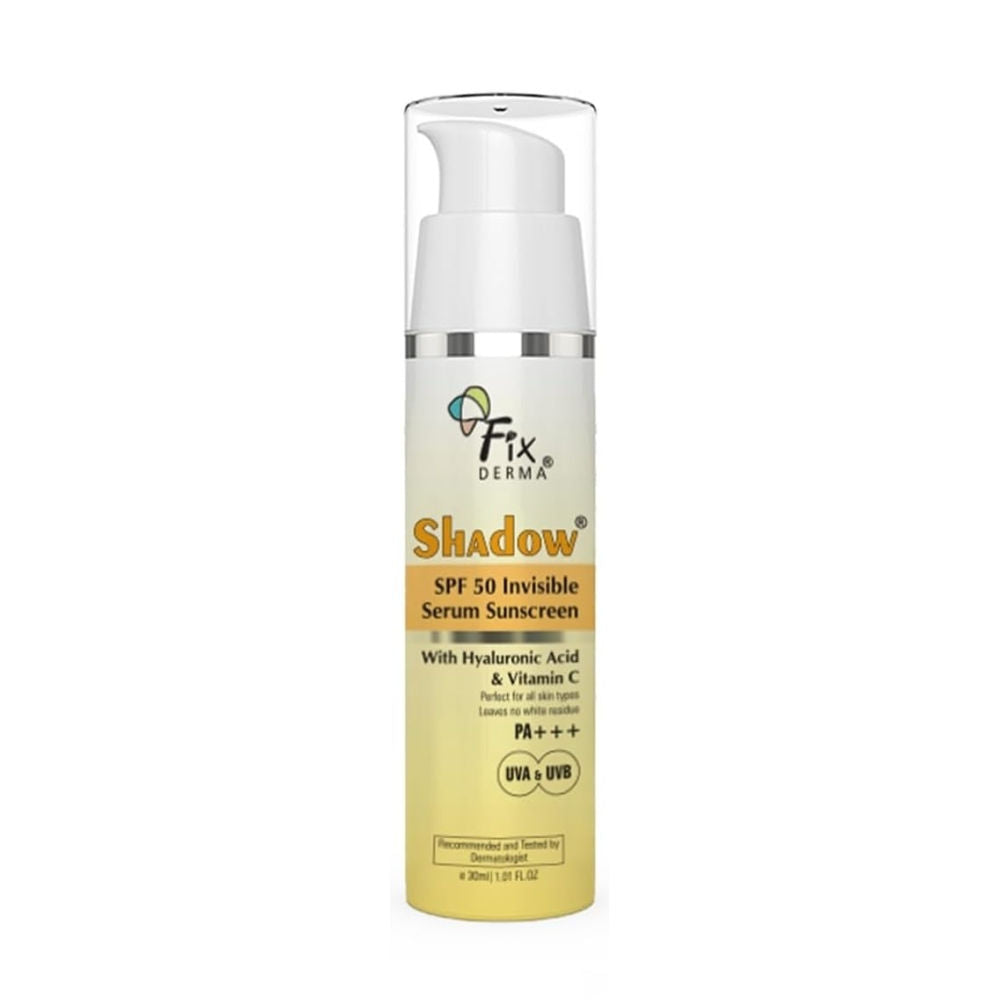 Shadow Invisible Serum Sunscreen SPF 50+ PA+++ |No White Cast| For All Skin Types
