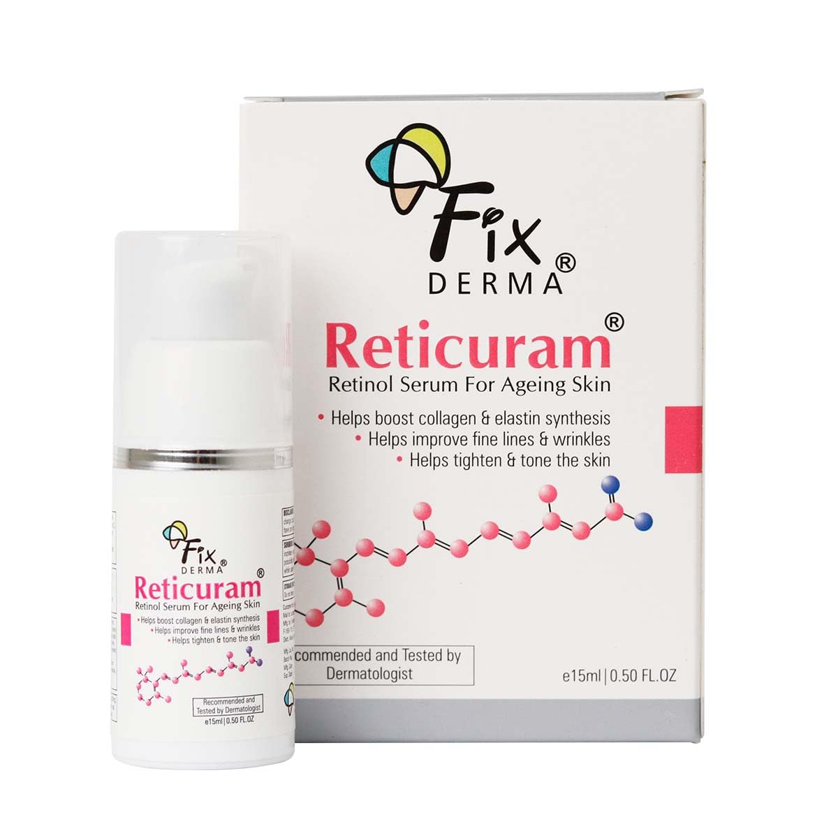 0.05% Pure Retinol Reticuram Face Serum For Anti Aging, Night Face Serum Vitamin C