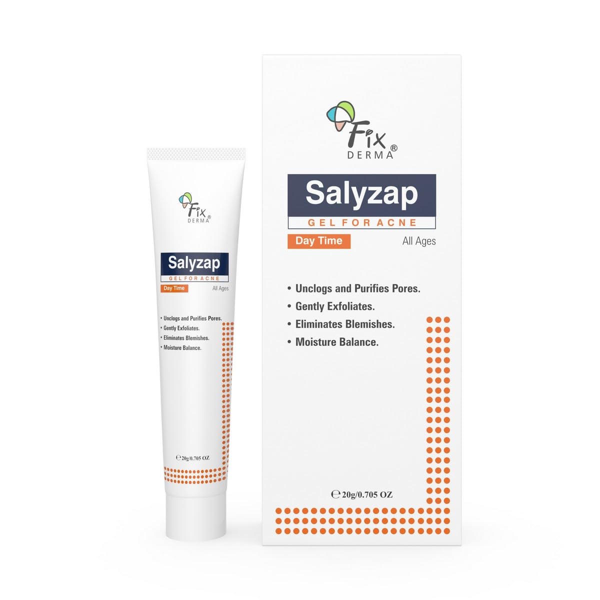 Salicylic Acid Salyzap Day Time Gel For Acne Scars, Pimples & Redness