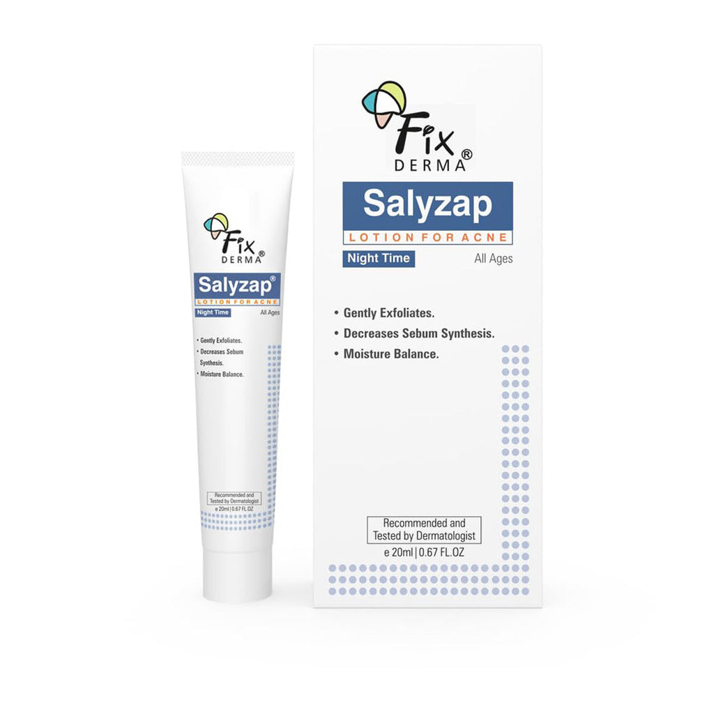 Salicylic Acid Salyzap Night Time Lotion, For Acne Scars, Pimples & Exfoliator