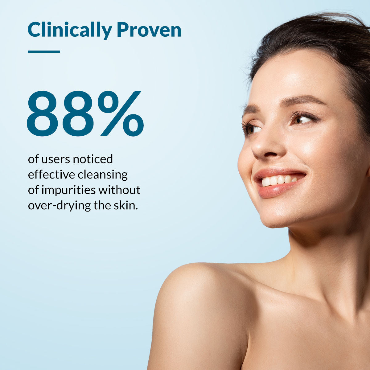 Non Drying Cleanser, soap-free & pH Balanced, Pore-Refining, Non-irritating cleanser