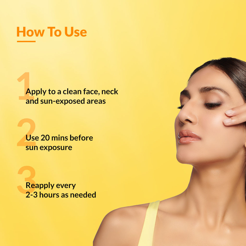 Shadow Brightening Sunscreen SPF 50 PA+++With Vitamin C Reduce Tan & Brightens
