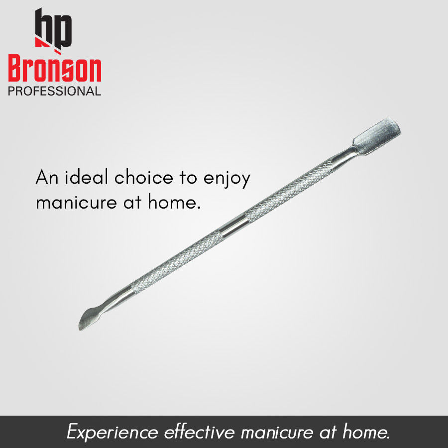 Nail Pusher And Cuticle Remover Tool (Silver)