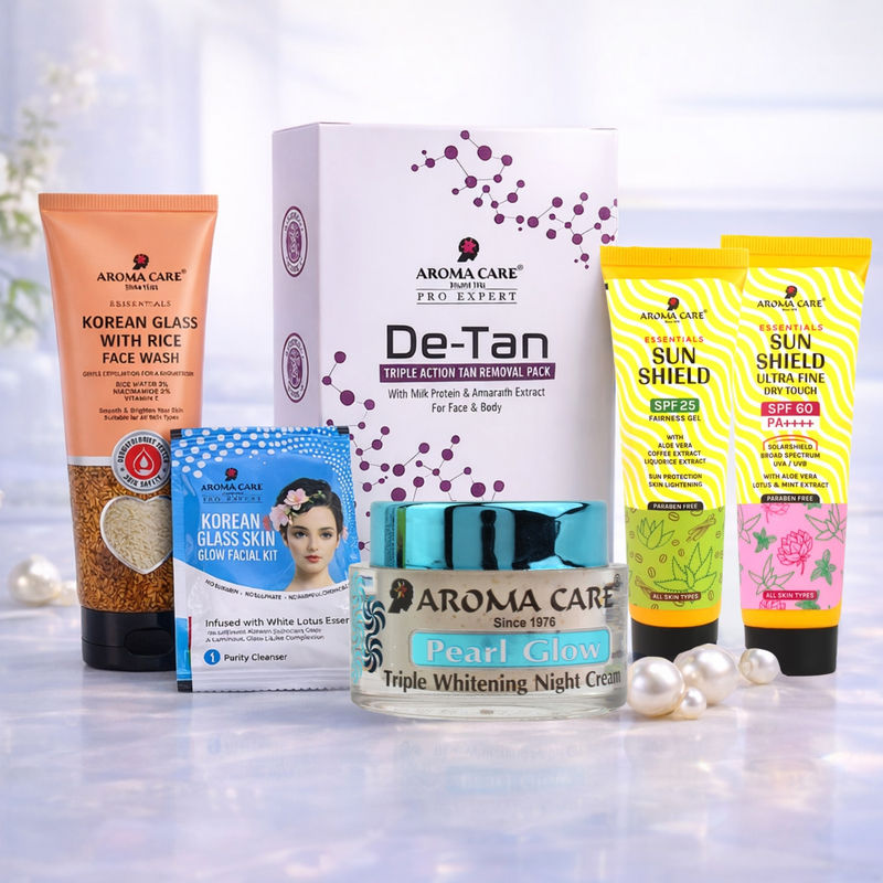 Pearl Glow Triple Whitening & Anti-Ageing Night Cream for All Skin Types