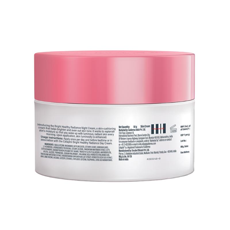 Bright Healthy Radiance Night Cream, with Niacinamide, Evens Skin Tone & Dullness