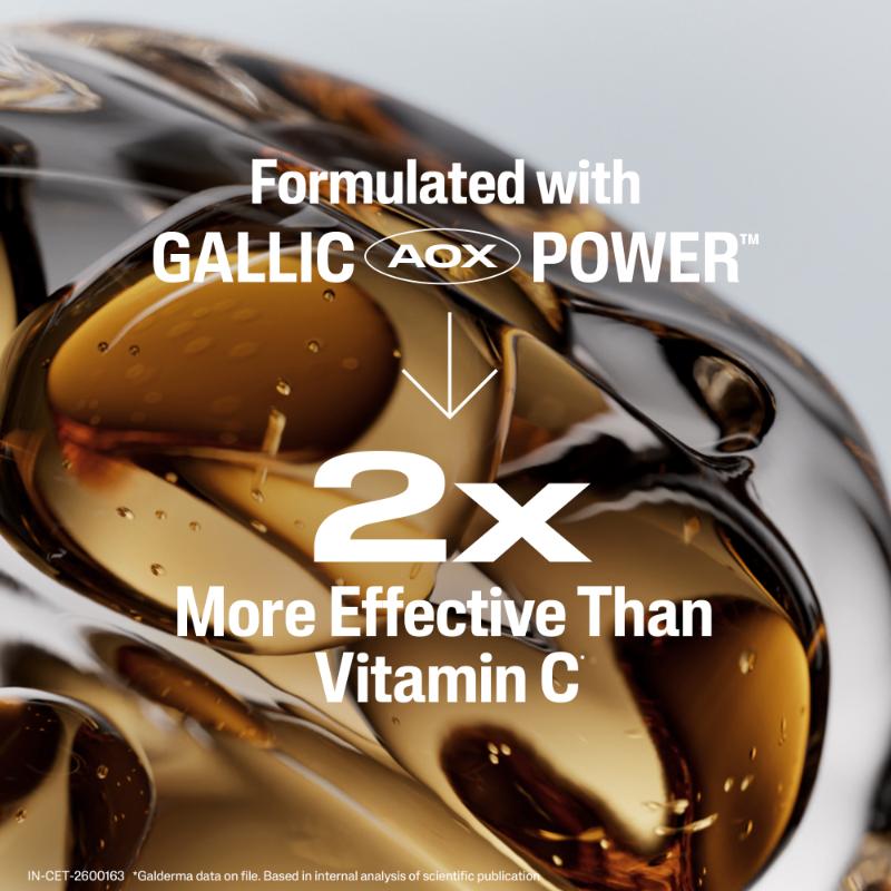 Advanced Defense Serum with Gallic Acid, Boosts Skin Radiance & Brightness