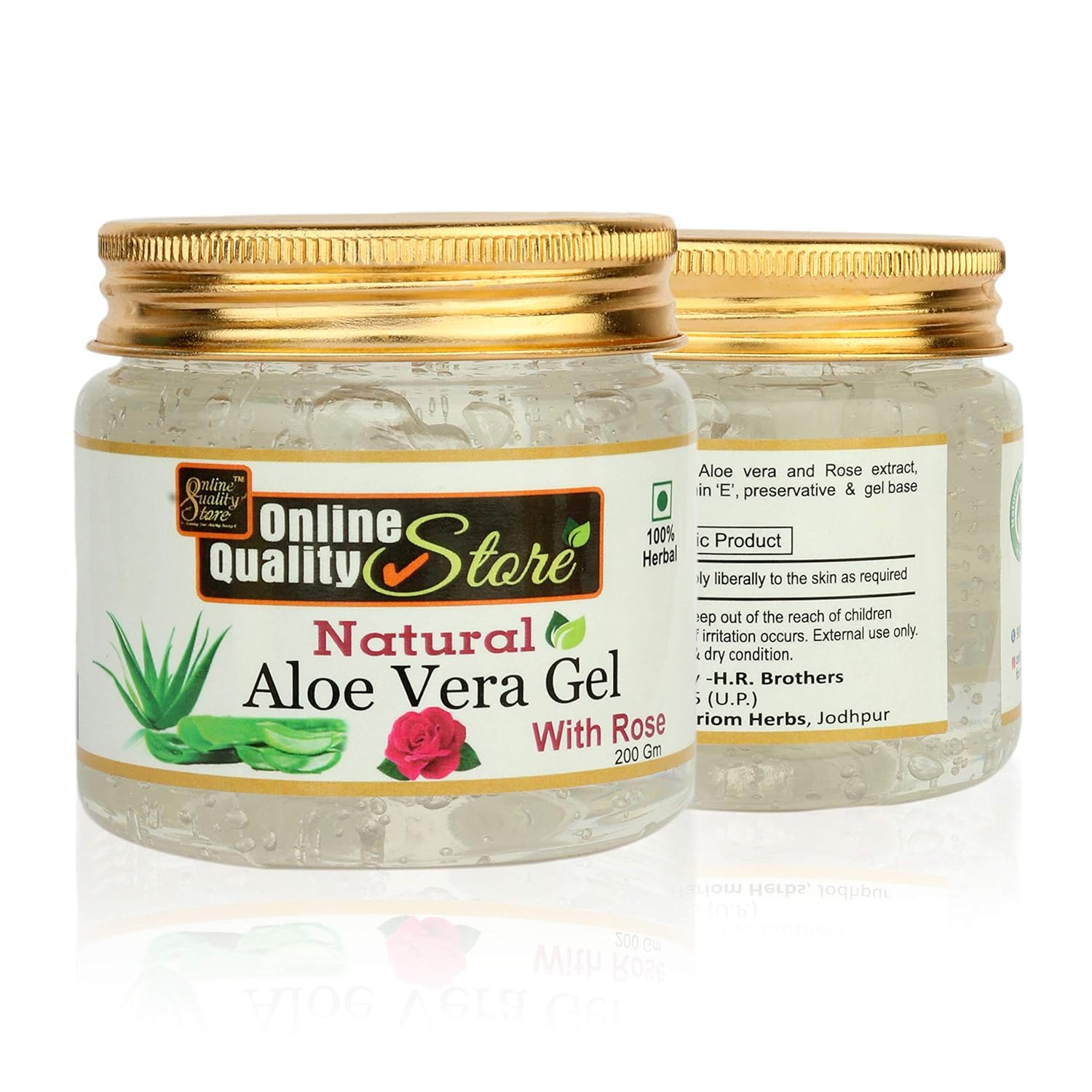 Non-Toxic Aloe Vera Gel - White