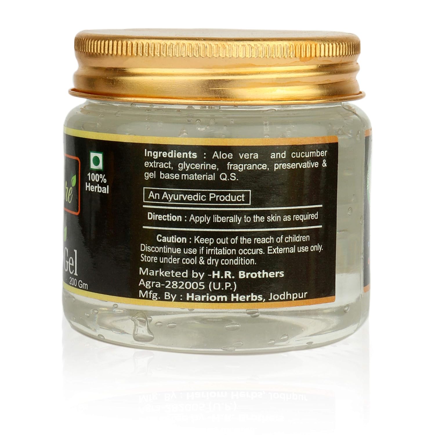 Non-Toxic Aloe Vera Gel - White
