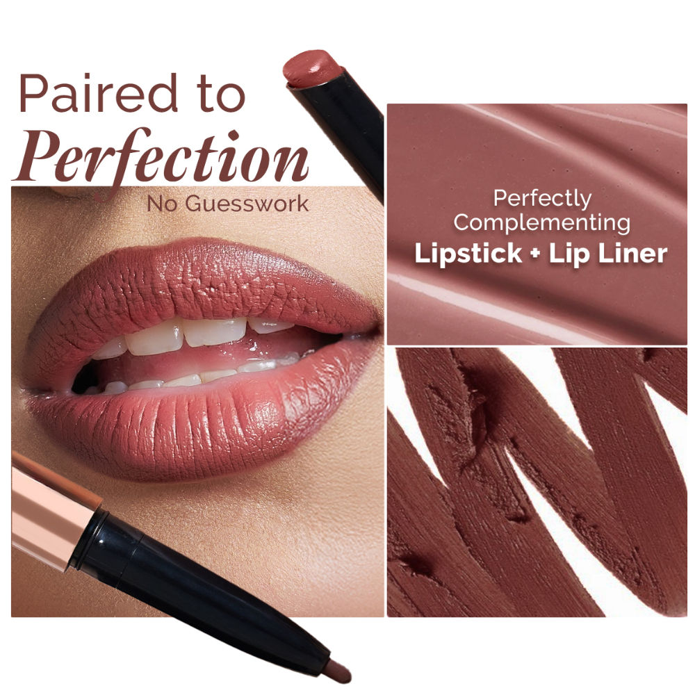 9To9 Twin Flame 2In1 Lipstick + Lip Line