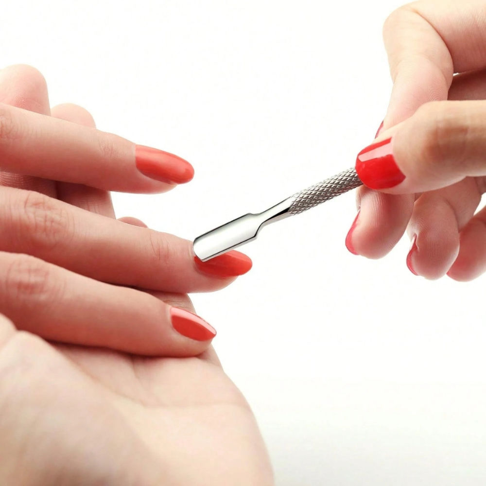 Cuticle Pusher & Remover Nail Art Manicure Cutter Trimmer Steel Extension Pedicure Tool