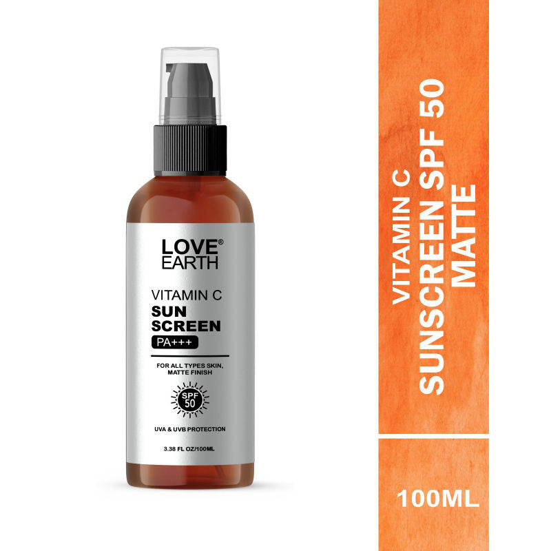 Vitamin C Sunscreen SPF-50 for UVA UVB Ray Protection with Vitamin CEssential Oils