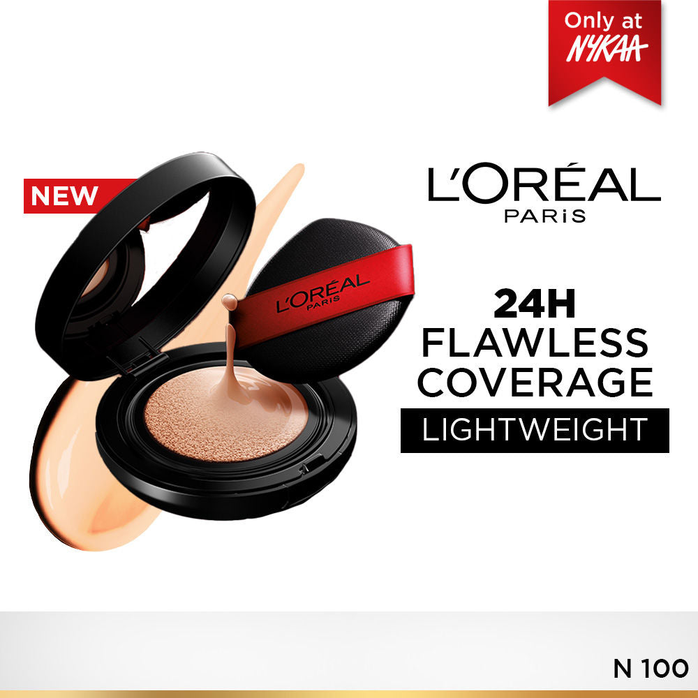 Infallible Cushion Foundation, 24H Flawless Coverage, No Oxidation - N 100