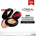 Infallible Cushion Foundation, 24H Flawless Coverage, No Oxidation