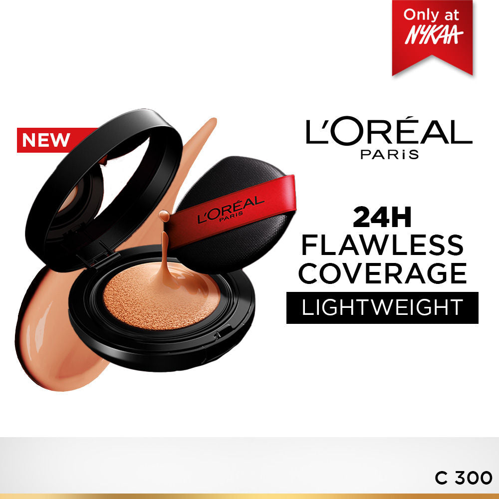 Infallible Cushion Foundation, 24H Flawless Coverage, No Oxidation - C 300