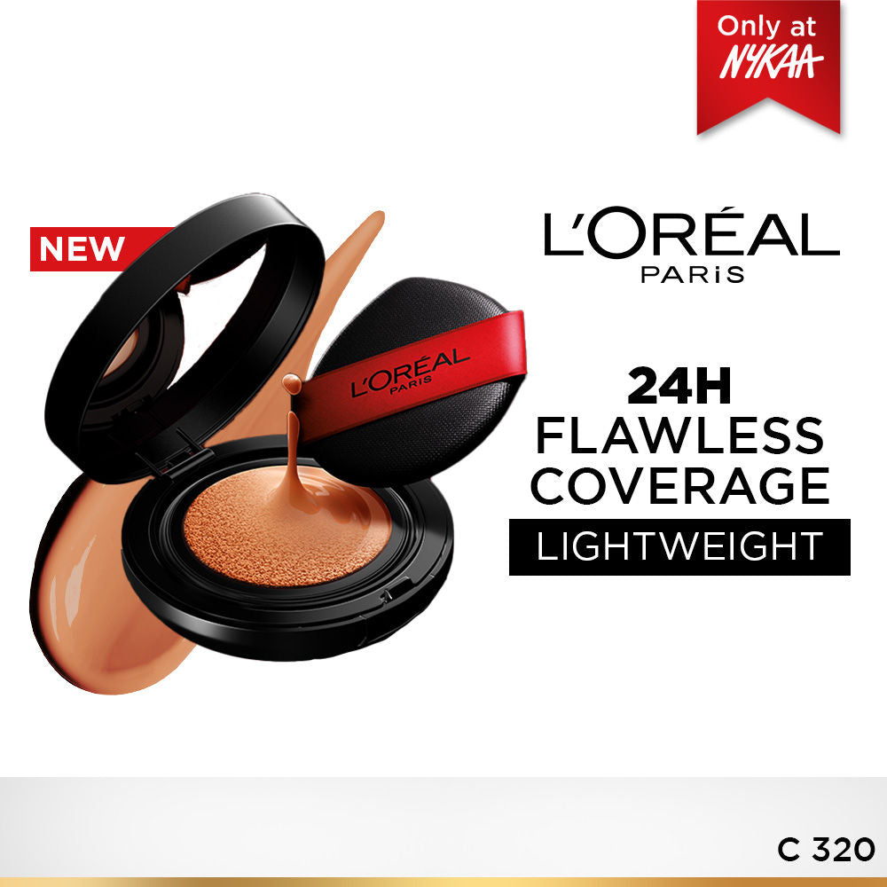 Infallible Cushion Foundation, 24H Flawless Coverage, No Oxidation - C 320