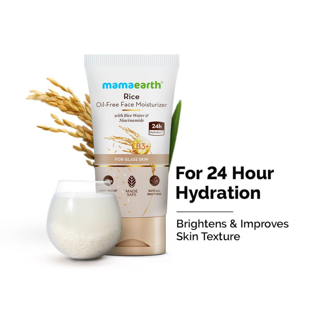 Rice Oil-Free Face Moisturizer For Oily Skin