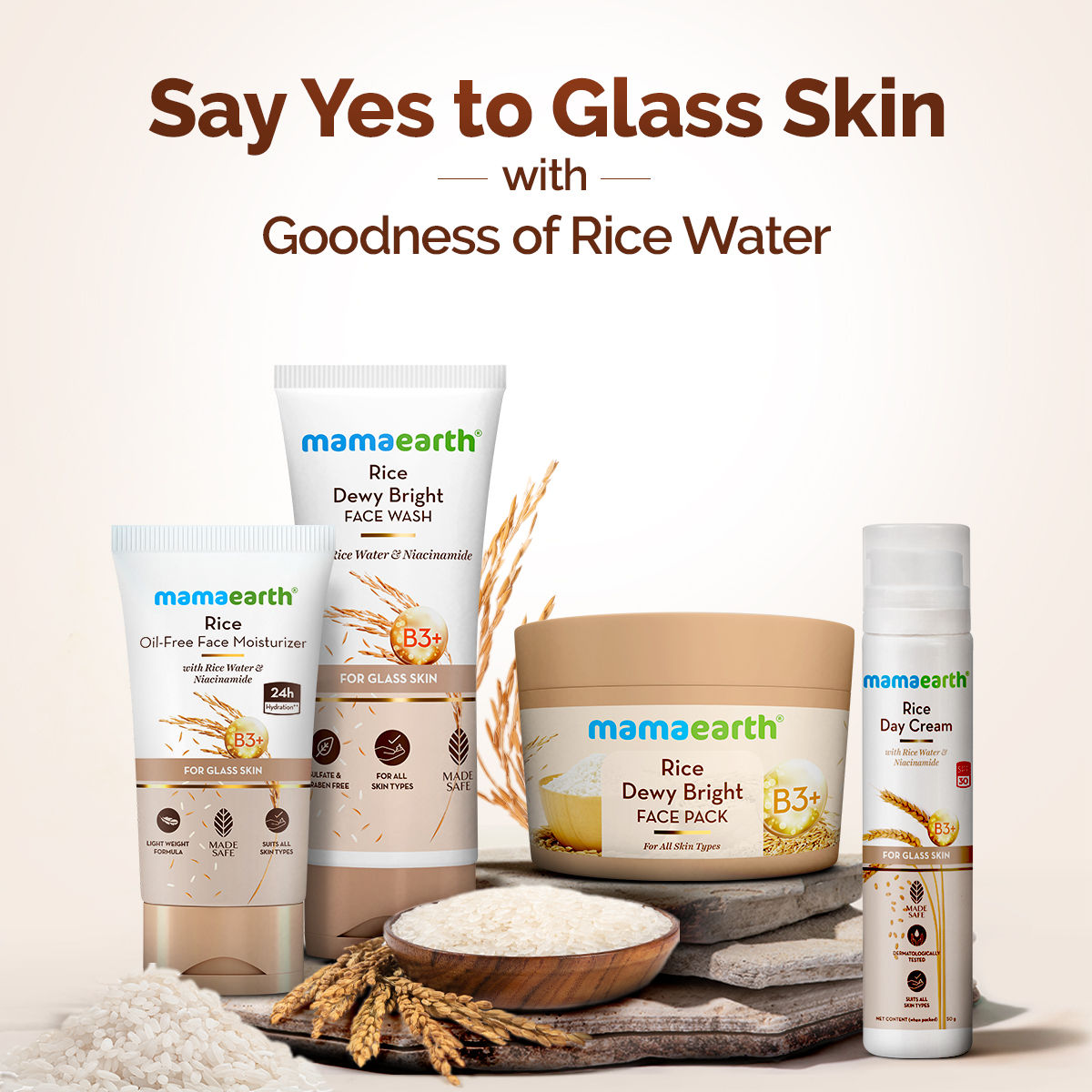 Rice Oil-Free Face Moisturizer For Oily Skin
