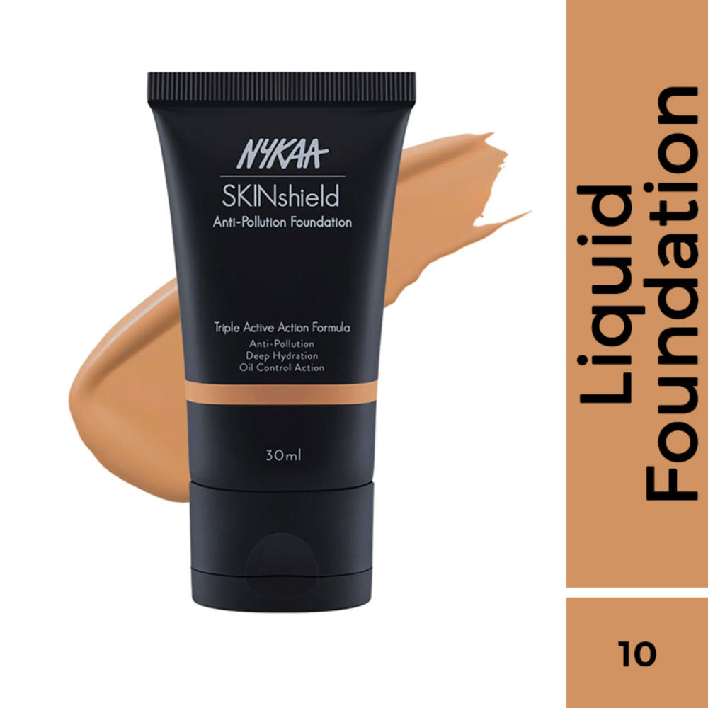 SkinShield Anti-Pollution Matte Foundation - Golden Hour 10