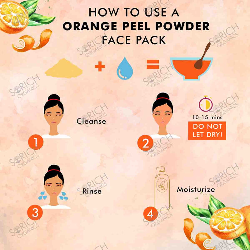 Dried Orange Peel Powder