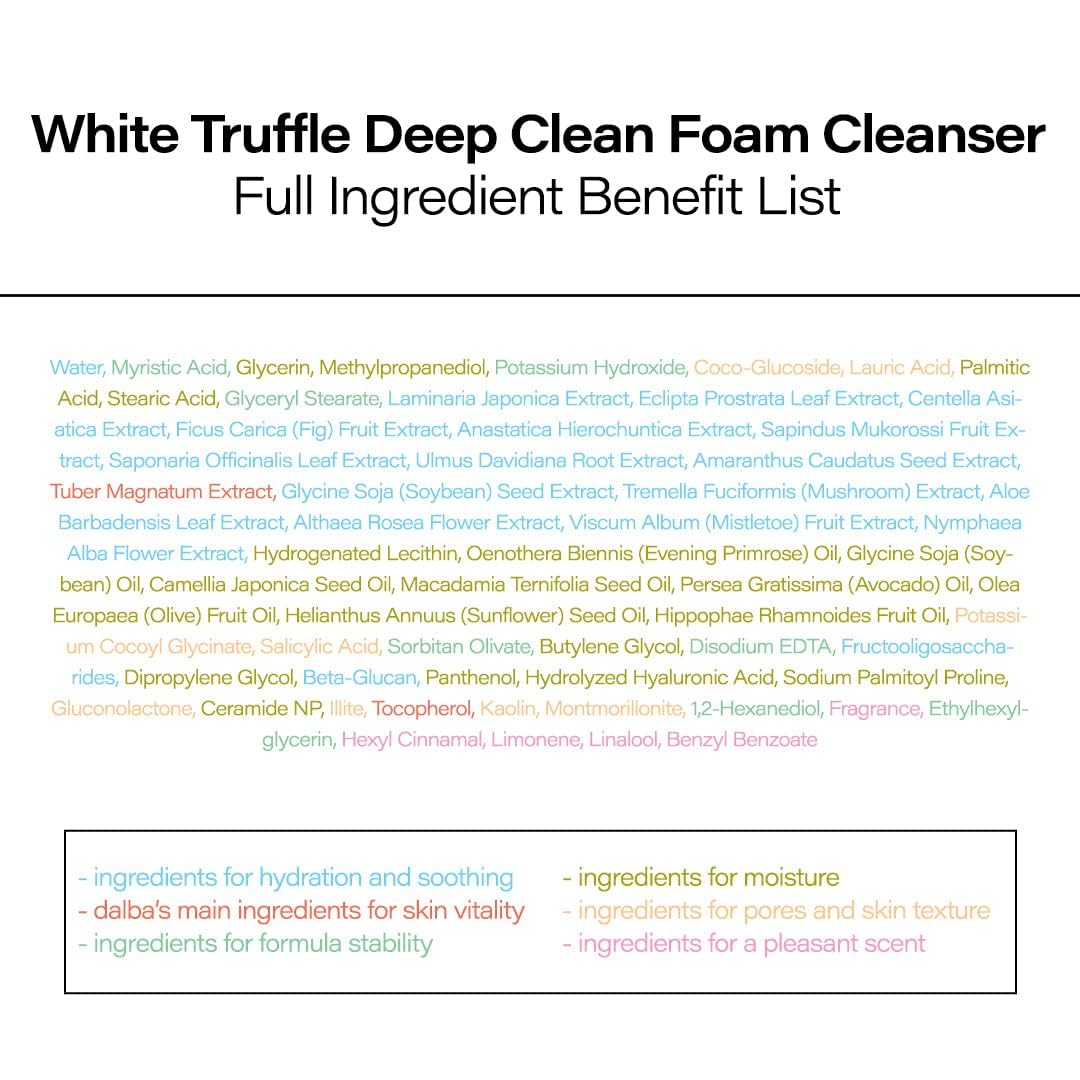 White Truffle Deep Clean Foam Cleanser, Vegan, All Skin Types