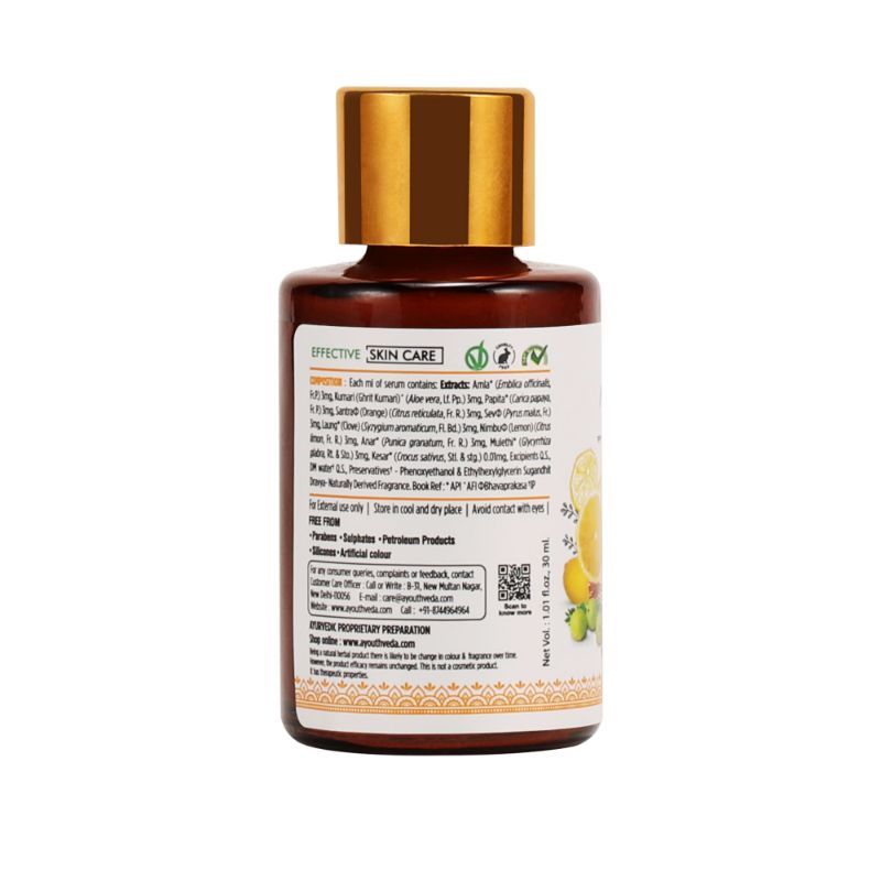 Vitamin-C Face Serum with 3X Vitamin-C & Saffron to Boost Glow & Even Skin Tone