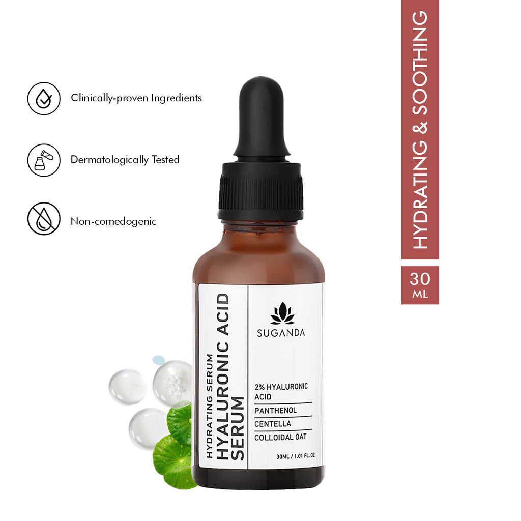 Hyaluronic Acid Serum For Fine Lines, Wrinkles, Dry & Sensitive Skin
