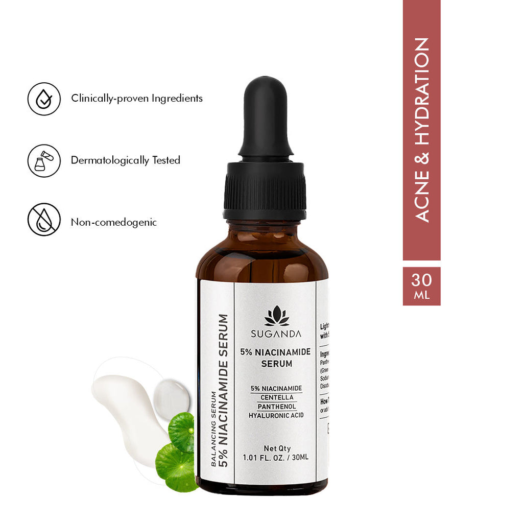 5% Niacinamide Face Serum For Acne & Acne Marks, Blemishes, Pigmentation & Enlarged Pores