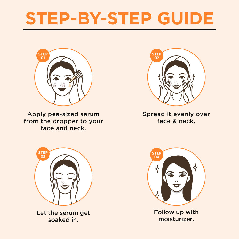 30% Vitamin C Face Serum With Hyaluronic Acid – Skin Glowing & Brightening Serum