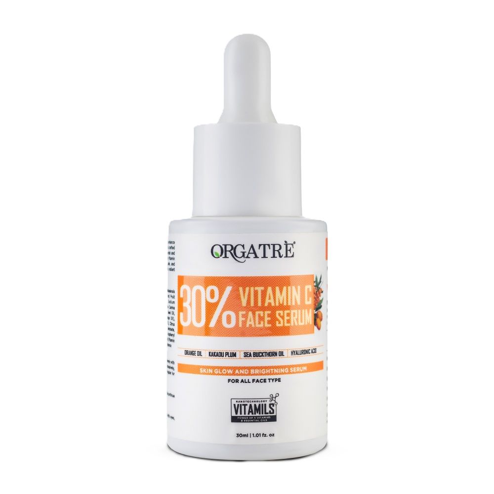 30% Vitamin C Face Serum With Hyaluronic Acid – Skin Glowing & Brightening Serum