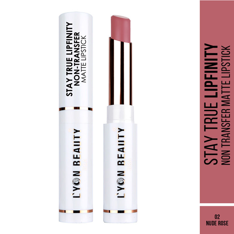 Stay True Lipfinity Non Transfer Matte Lipstick - Nude Rose 02