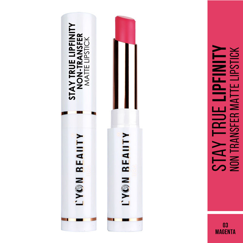 Stay True Lipfinity Non Transfer Matte Lipstick - Magenta 03