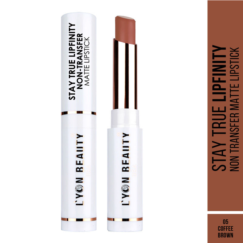 Stay True Lipfinity Non Transfer Matte Lipstick - Coffee Brown 05