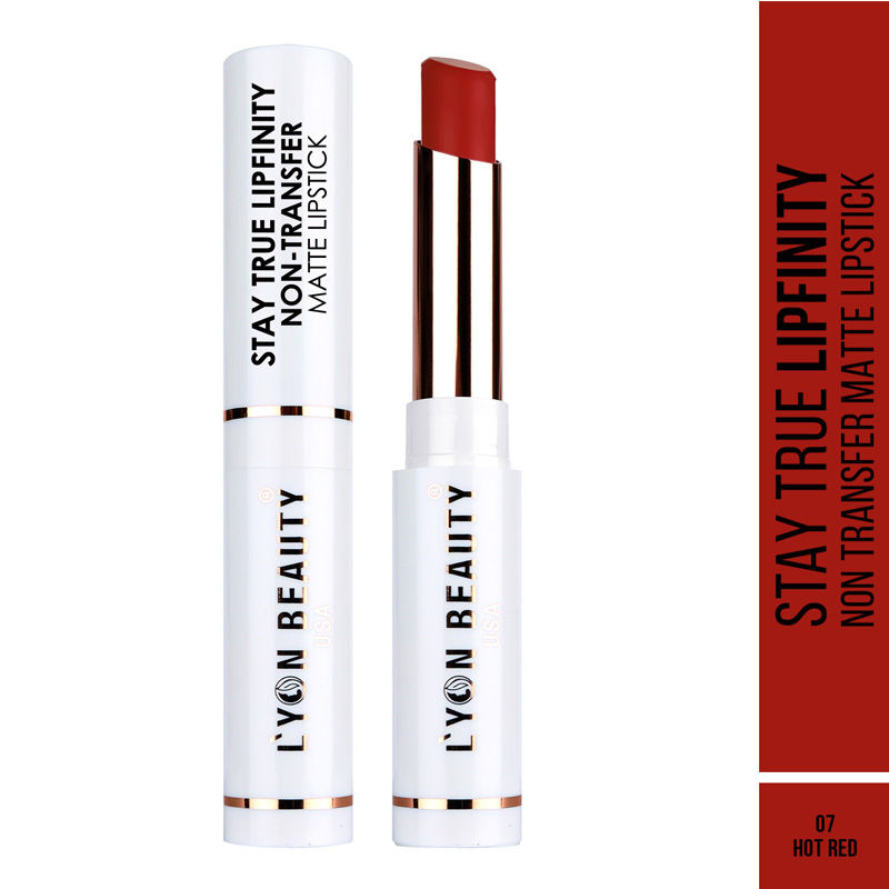 Stay True Lipfinity Non Transfer Matte Lipstick - Hot Red 07