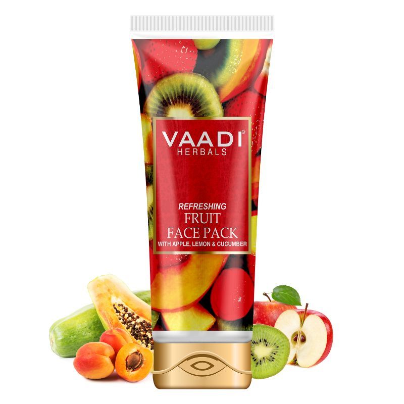 Vaadi Herbal Refreshing Fruit Pack with Apple, Lemon & Cucumber