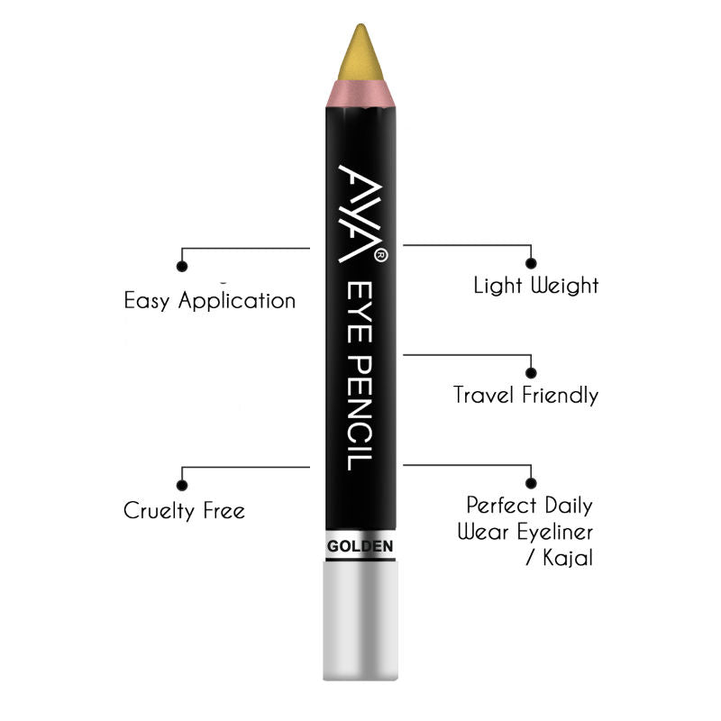 Eye Pencil For Kajal/Eyeliner - Golden