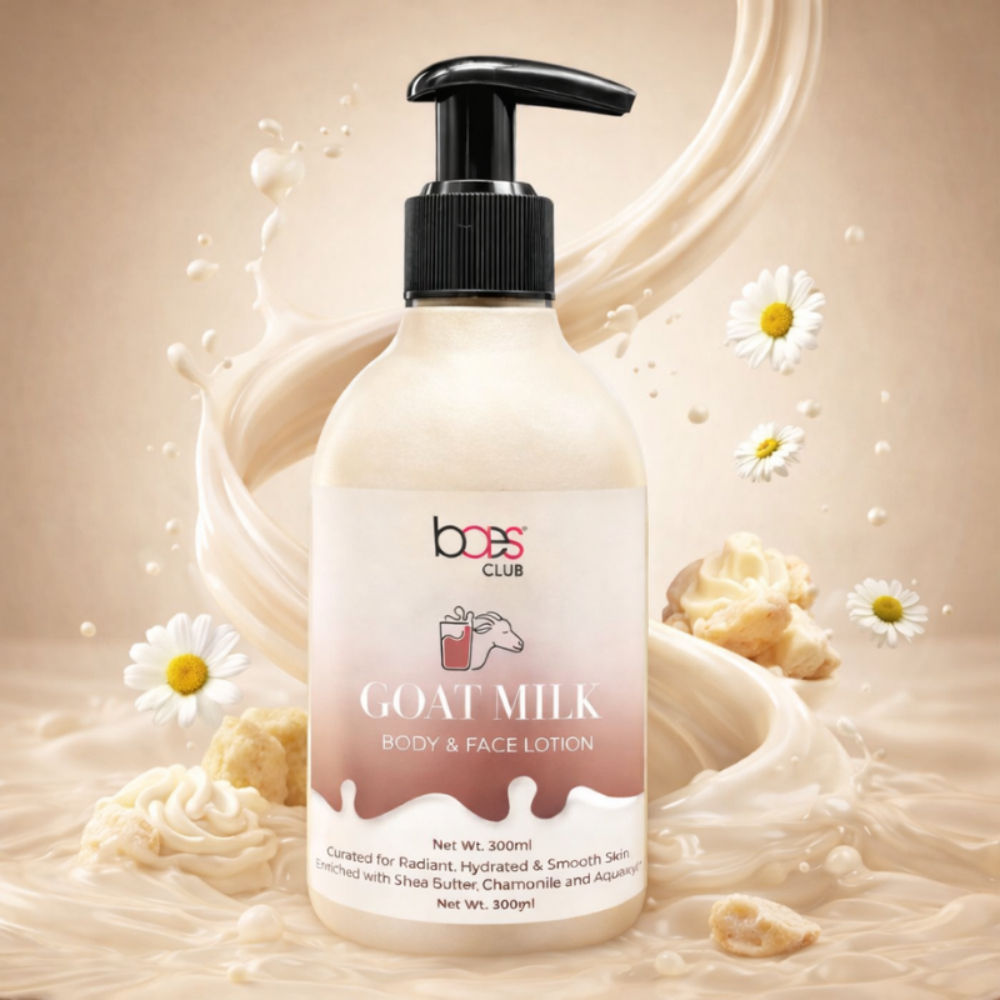 Goat Milk Body & Face Lotion With Shea Butter | Intense Nourishment & Glowing Skin Unisex