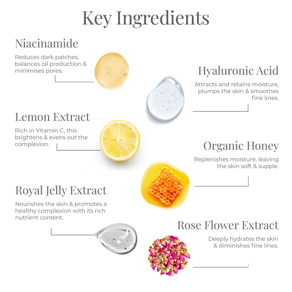 Delicate Facial Cleanser Mashobra Honey, Lemon & Rosewater