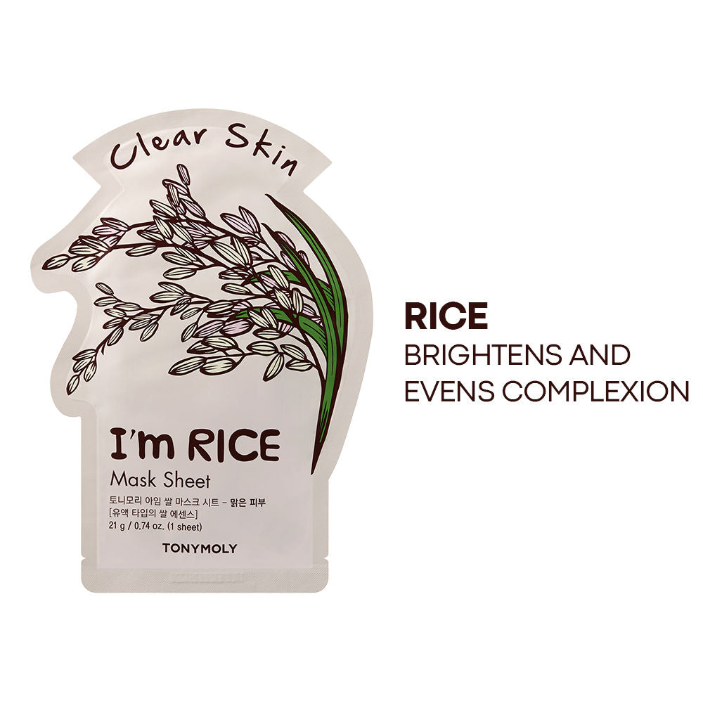 Korean I'm Face Sheet Mask - Rice