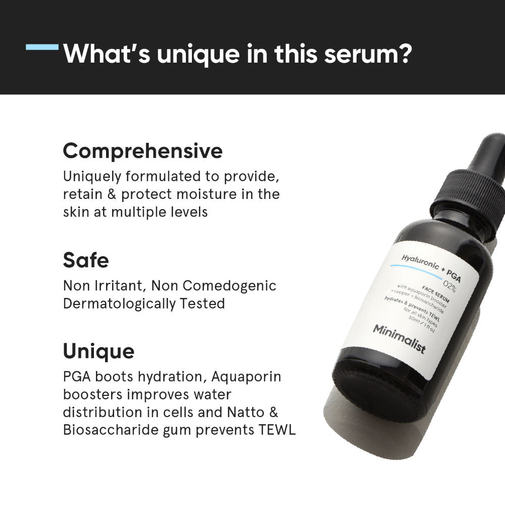 Hyaluronic + Pga 02% Face Serum Mini