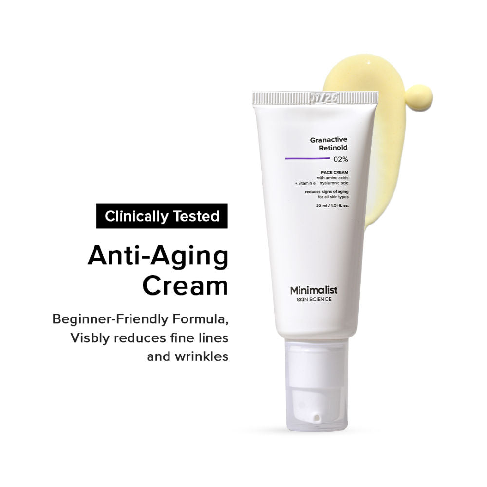 2% Granactive Retinoid Anti Aging Face Cream With Vitamin E & HA
