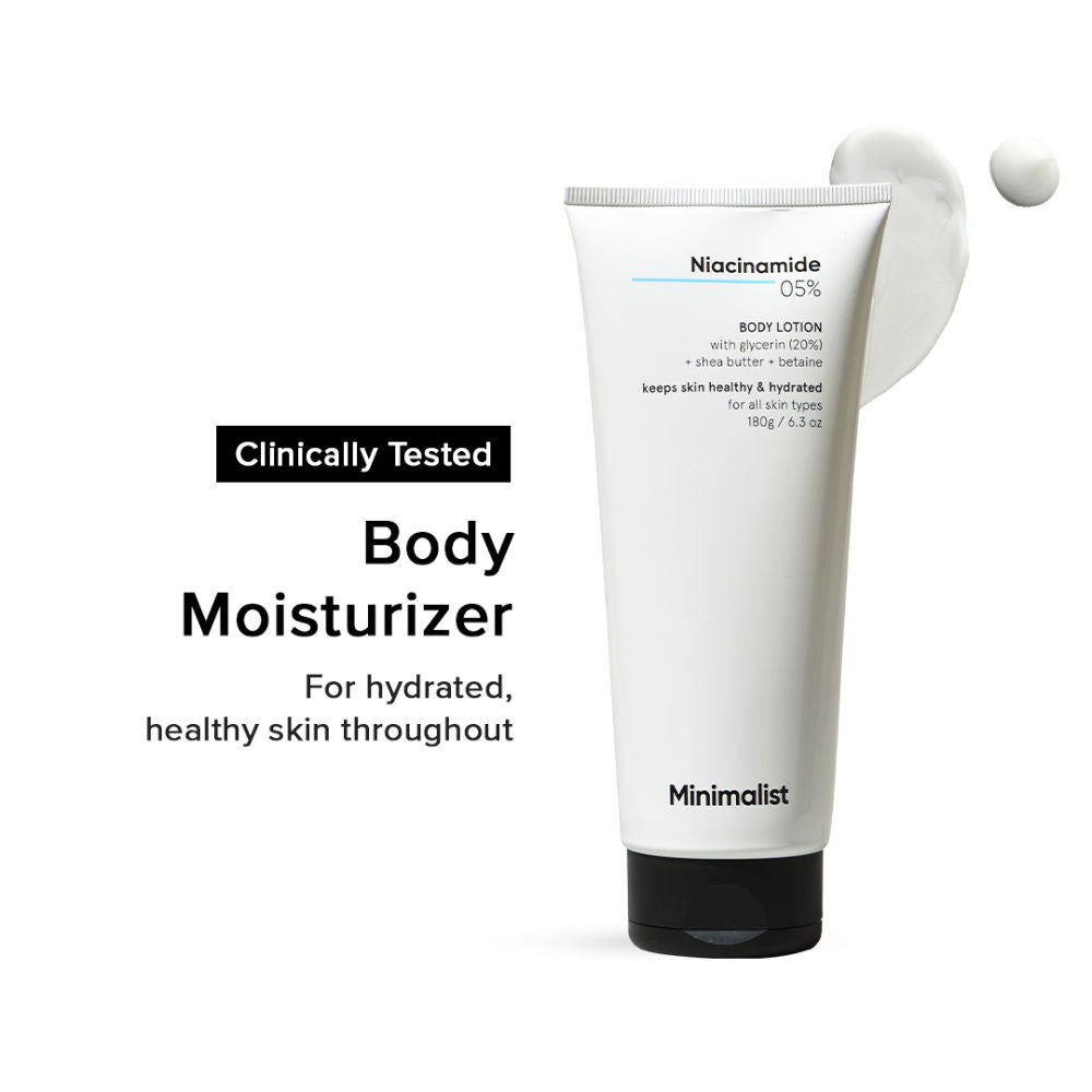 5% Niacinamide Body Lotion With Shea Butter, Glycerine & Betaine