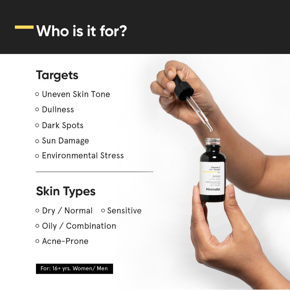 Vitamin C + E + Ferulic 16% Face Serum
