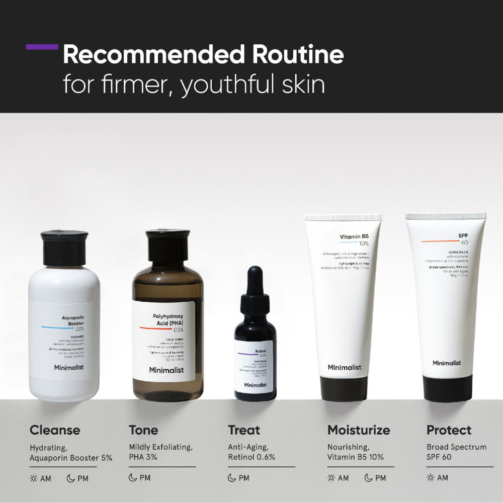 Retinol 0.6% Anti Aging Mid-Strength Formula For Fine Lines & Wrinkles