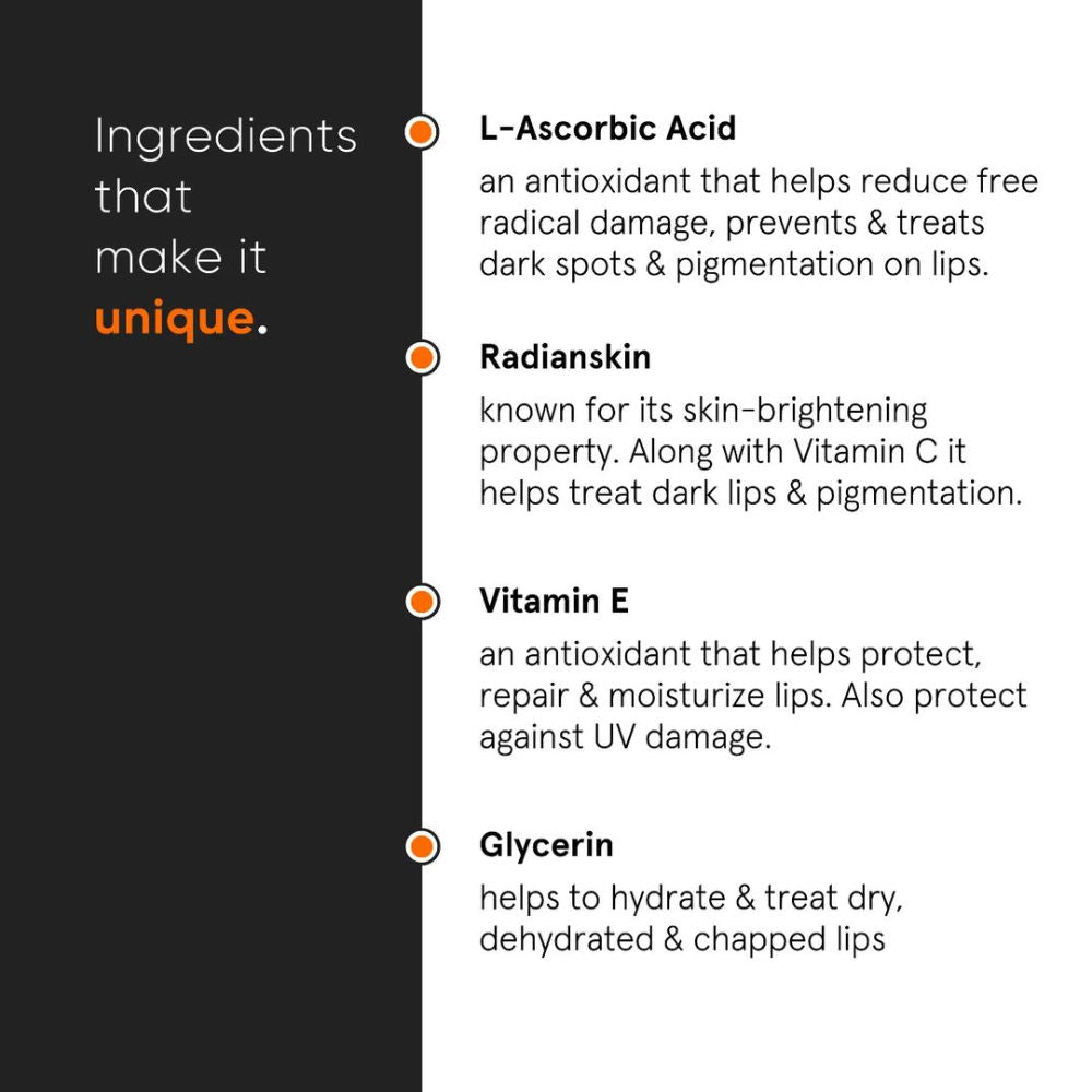 8% L-Ascorbic Acid Lip Treatment Balm