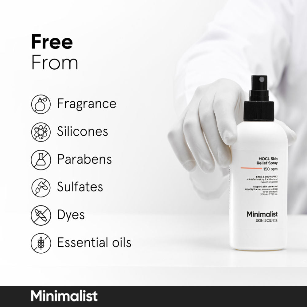 HOCL Skin Purifying Spray-150 ppm Face & Body Spray