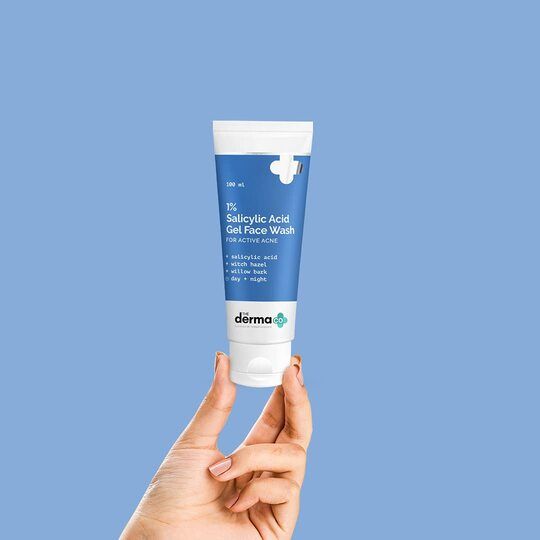 1% Salicylic Acid Face Wash for Active Acne with Salicylic Acid & Witch Hazel